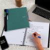 imageFive Star Advance Spiral Notebook  Study App 3 Subject College Ruled Paper 812quot x 11quot 150 Sheets Spiral Guard Movable Tabbed Dividers Pacific Blue 73138Seaglass Green
