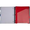 imageFive Star Advance Spiral Notebook  Study App 3 Subject College Ruled Paper 812quot x 11quot 150 Sheets Spiral Guard Movable Tabbed Dividers Pacific Blue 73138Seaglass Green