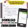 imageFive Star Advance Spiral Notebook  Study App 3 Subject College Ruled Paper 812quot x 11quot 150 Sheets Spiral Guard Movable Tabbed Dividers Pacific Blue 73138Red  White