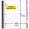 imageFive Star Advance Spiral Notebook  Study App 5 Subject College Ruled Paper 812quot x 11quot 200 Sheets Spiral Guard Movable Tabbed Dividers Pacific Blue 73150Green
