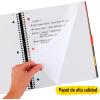 imageFive Star Advance Spiral Notebook  Study App 5 Subject College Ruled Paper 812quot x 11quot 200 Sheets Spiral Guard Movable Tabbed Dividers Pacific Blue 73150Green