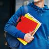 imageFive Star Advance Spiral Notebook  Study App 5 Subject College Ruled Paper 812quot x 11quot 200 Sheets Spiral Guard Movable Tabbed Dividers Pacific Blue 73150Fire Red