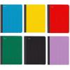 imageFive Star Composition Book  Study App 4 Pack Wide Ruled Paper 712quot x 934quot 80 Sheets Forest Green Tidewater Blue Fire Red and Harvest Yellow 950033BECMWide Ruled