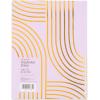 imageFive Star Composition Book College Ruled Paper 712quot x 934quot 80 Sheets Hardcover Lilac and Metallic Gold Arches 850111FAMZMetallic Gold Arches