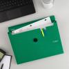 imageFive Star Expanding File Organizer 6Pocket Accordian File Organizer Bungee Closure Holds 812quot x 11quot Paper White 350100EECMForest Green