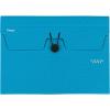 imageFive Star Expanding File Organizer 6Pocket Accordian File Organizer Bungee Closure Holds 812quot x 11quot Paper White 350100EECMTidewater Blue