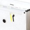 imageFive Star Expanding File Organizer 6Pocket Accordian File Organizer Bungee Closure Holds 812quot x 11quot Paper White 350100EECMWhite