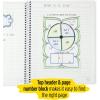 imageFive Star Interactive Notetaking Spiral Notebooks 3 Pack 1Subject Wide Ruled Paper 11quot x 812quot 100 Sheets Black Amethyst Purple Harvest Yellow 929985ECMRed  Blue  Yellow