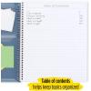 imageFive Star Interactive Notetaking Spiral Notebooks 3 Pack 1Subject Wide Ruled Paper 11quot x 812quot 100 Sheets Black Amethyst Purple Harvest Yellow 929985ECMRed  Blue  Yellow