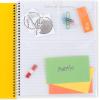 imageFive Star Interactive Notetaking Spiral Notebooks 3 Pack 1Subject Wide Ruled Paper 11quot x 812quot 100 Sheets Black Amethyst Purple Harvest Yellow 929985ECMBlack  Purple  Yellow