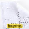 imageFive Star Loose Leaf Paper  Study App 6 Pack Notebook Paper Graph Ruled Paper 812quot x 11quot 80 Sheets per Pack Reinforced Filler Paper Fights Ink Bleed 1700283 Pack