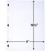 imageFive Star Loose Leaf Paper 6 Pack Notebook Paper Wide Ruled Filler Paper Reinforced Fights Ink Bleed 8 x 105 80 Sheets per Pack 15002512 Pack