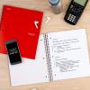 imageFive Star Spiral Notebook  Study App 1 Subject College Ruled Paper 812quot x 11quot 100 Sheets Fights Ink Bleed Water Resistant Cover Pacific Blue 72565Red