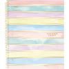 imageFive Star Spiral Notebook  Study App 1 Subject Wide Ruled 8quot x 1012quot 80 Sheets Fights Ink Bleed Water Resistant Cover Pastel Stripes 930209FECMPastel Stripes