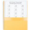imageFive Star Spiral Notebook  Study App 1 Subject Wide Ruled Paper 8quot x 1012quot 100 Sheets Fights Ink Bleed Water Resistant Cover Amethyst Purple 72351Red