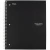 imageFive Star Spiral Notebook  Study App 1 Subject Wide Ruled Paper 8quot x 1012quot 100 Sheets Fights Ink Bleed Water Resistant Cover Amethyst Purple 72351Black
