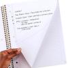 imageFive Star Spiral Notebook  Study App 3 Pack 1 Subject College Ruled Paper 100 Sheets 812quot x 11quot Forest Green Fire Red Pacific Blue 820189ECMForest Green  Fire Red  Pacific Blue