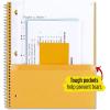 imageFive Star Spiral Notebook  Study App 3 Pack 1 Subject College Ruled Paper 100 Sheets 812quot x 11quot Forest Green Fire Red Pacific Blue 820189ECMGreen  Blue  Purple