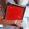 imageFive Star Spiral Notebook  Study App 3 Pack 3 Subject Wide Ruled Paper 8quot x 1012quot Tidewater Blue Fire Red Black 930081Black  Red  Blue