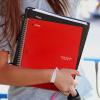 imageFive Star Spiral Notebook  Study App 3 Subject Wide Ruled Paper 8quot x 1012quot 150 Sheets Fights Ink Bleed Water Resistant Cover Tidewater Blue 73184Red