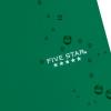 imageFive Star Spiral Notebook  Study App 3 Subject Wide Ruled Paper 8quot x 1012quot 150 Sheets Fights Ink Bleed Water Resistant Cover Tidewater Blue 73184Green