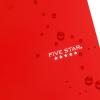 imageFive Star Spiral Notebook  Study App 3 Subject Wide Ruled Paper 8quot x 1012quot 150 Sheets Fights Ink Bleed Water Resistant Cover Tidewater Blue 73184Red