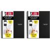 imageFive Star Spiral Notebook  Study App 3 Subject Wide Ruled Paper 8quot x 1012quot 150 Sheets Fights Ink Bleed Water Resistant Cover Tidewater Blue 73184Black