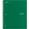imageFive Star Spiral Notebook  Study App 3 Subject Wide Ruled Paper 8quot x 1012quot 150 Sheets Fights Ink Bleed Water Resistant Cover Tidewater Blue 73184Green