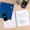 imageFive Star Spiral Notebook  Study App 5 Subject College Ruled Paper 812quot x 11quot 200 Sheets Fights Ink Bleed Water Resistant Cover Black 72081Blue