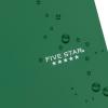 imageFive Star Spiral Notebook  Study App 5 Subject College Ruled Paper 812quot x 11quot 200 Sheets Fights Ink Bleed Water Resistant Cover Black 72081Green