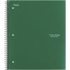 imageFive Star Spiral Notebook  Study App 5 Subject College Ruled Paper 812quot x 11quot 200 Sheets Fights Ink Bleed Water Resistant Cover Black 72081Green