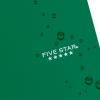 imageFive Star Spiral Notebook  Study App 5 Subject College Ruled Paper 812quot x 11quot 200 Sheets Fights Ink Bleed Water Resistant Cover Black 72081Green