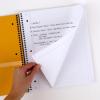 imageFive Star Spiral Notebook  Study App 5 Subject College Ruled Paper 812quot x 11quot 200 Sheets Fights Ink Bleed Water Resistant Cover Black 72081Green