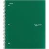 imageFive Star Spiral Notebook  Study App 5 Subject College Ruled Paper 812quot x 11quot 200 Sheets Fights Ink Bleed Water Resistant Cover Black 72081Green