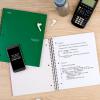 imageFive Star Spiral Notebook  Study App 5 Subject College Ruled Paper 812quot x 11quot 200 Sheets Fights Ink Bleed Water Resistant Cover Black 72081Green