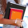imageFive Star Spiral Notebook 1 Subject College Ruled Paper Personal Size 438quot x 7quot 80 Sheets Fights Ink Bleed Water Resistant Cover Black 450048AA2ECMSedona Orange