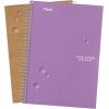 imageFive Star Spiral Notebook 2 Subject College Ruled Paper 6quot x 912quot 80 Sheets Fights Ink Bleed Water Resistant Cover Amethyst Purple 840029CF1ECMAmethyst Purple