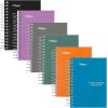 imageFive Star Spiral Notebook 6 Pack College Ruled Paper Fat Lil Pocket Notebooks 312quot x 512quot 200 Sheets Assorted Colors 380271 Count Pack of 2