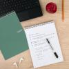 imageFive Star Top Spiral Notebook  Study App 1 Subject College Ruled Notepad 812quot x 11quot 100 Sheets Fights Ink Bleed Water Resistant Cover Seaglass Green 820058CECMSeaglass Green
