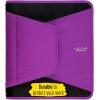 imageFive Star Zipper Binder 112 Inch 3Ring Binder with Round Rings 3Pocket Expanding File 500 Sheet Capacity Fire Red 72206Blue