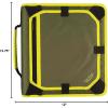 imageFive Star Zipper Binder 2 Inch 3Ring Binder with Round Rings Expansion Panel and 5Tab Expanding File 580 Sheet Capacity RedBlack 29052CE8OliveCitrus