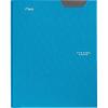 imageFive Star 2Pocket Folder Plastic Folder with StayPut Tabs and Prong Fasteners Holds 812quot x 11quot Paper White 72494Tidewater Blue