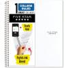imageFive Star Spiral Notebook  Study App 1 Subject College Ruled Paper 812quot x 11quot 100 Sheets Fights Ink Bleed Water Resistant Cover Pacific Blue 72565White