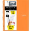 imageFive Star Spiral Notebook  Study App 1 Subject Graph Ruled Paper 812quot x 11quot 100 Sheets Fights Ink Bleed Water Resistant Cover Amethyst Purple 620000CF1Sedona
