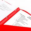 imageFive Star 2Pocket Folder 4 Pack Plastic Folder with Prong Fasteners Holds 812quot x 11quot Paper Black Fire Red Forest Green Pacific Blue 38140Assorted