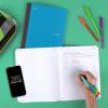 imageFive Star Composition Books  Study App 4 Pack College Ruled Paper 934quot x 712quot 80 Sheets AntiMicrobial Black Red Green and Blue 850070AECM80 Sheets