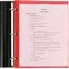 imageFive Star Pocket Folder  Study App 4 Pack 2 Pocket Folder Customizable Cover Fits 3 Ring Binder Black Pacific Blue Fire Red Forest Green 330092AECM