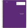 imageFive Star Interactive Notetaking Spiral Notebooks 6 Pack 1 Subject College Ruled Paper 11quot x 812quot 100 Sheets Assorted Colors 820019ECMBlack  Green  Purple