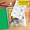 imageFive Star Interactive Notetaking Spiral Notebooks 6 Pack 1 Subject College Ruled Paper 11quot x 812quot 100 Sheets Assorted Colors 820019ECMBlack  Green  Purple