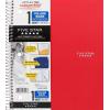 imageFive Star Spiral Notebook  Study App 2 Pack 1 Subject College Ruled Paper 100 Sheets 812quot x 11quot Pacific Blue Fire Red 38452Color Selected for You